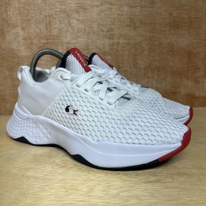 Lacoste Court-Drive Textured 0120 Red White Blue Sneakers Men’s Size 9 US, 7 UK